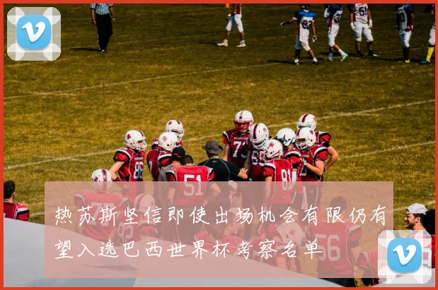 热苏斯坚信即使出场机会有限仍有望入选巴西世界杯考察名单