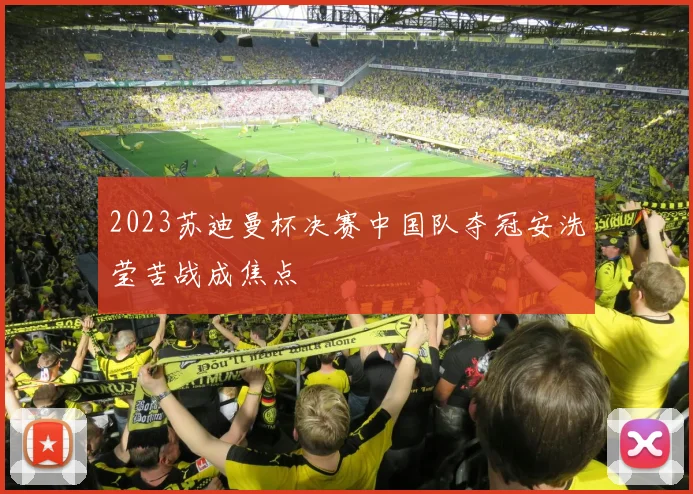 2023苏迪曼杯决赛中国队夺冠安洗莹苦战成焦点